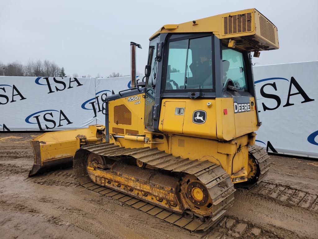 2011 Deere 550j Lgp Dozer
