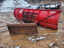 10' Boss Rt3 Snow Plow For Skid Steer