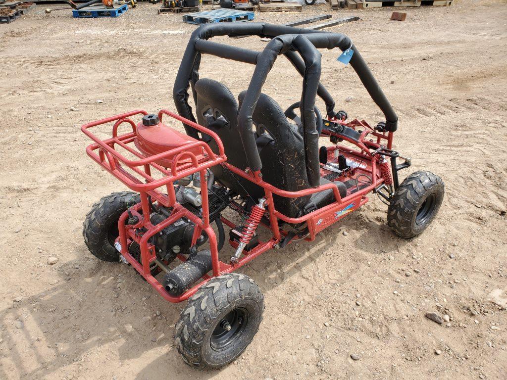 100 Cc Mini Red Go-kart