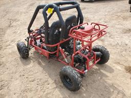 100 Cc Mini Red Go-kart