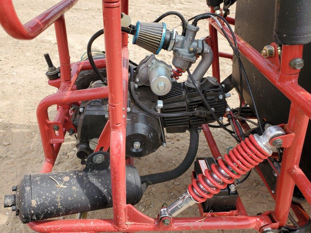100 Cc Mini Red Go-kart