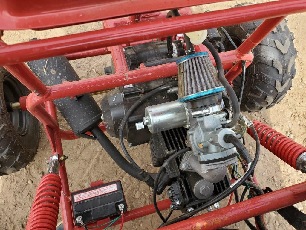 100 Cc Mini Red Go-kart