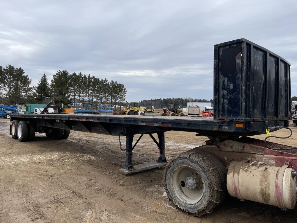 1986 Utility 45' Flatbed Trailer