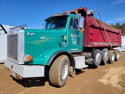 2000 Peterbilt 378 Quad Dump Truck
