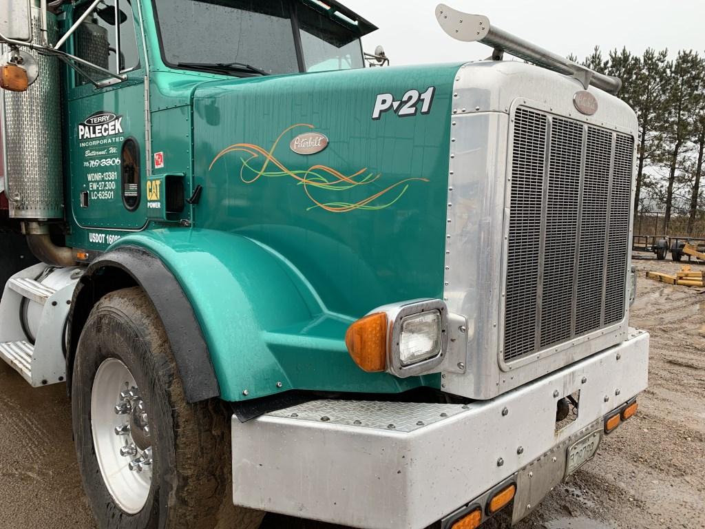 2000 Peterbilt 378 Quad Dump Truck