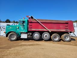 2000 Peterbilt 378 Quad Dump Truck