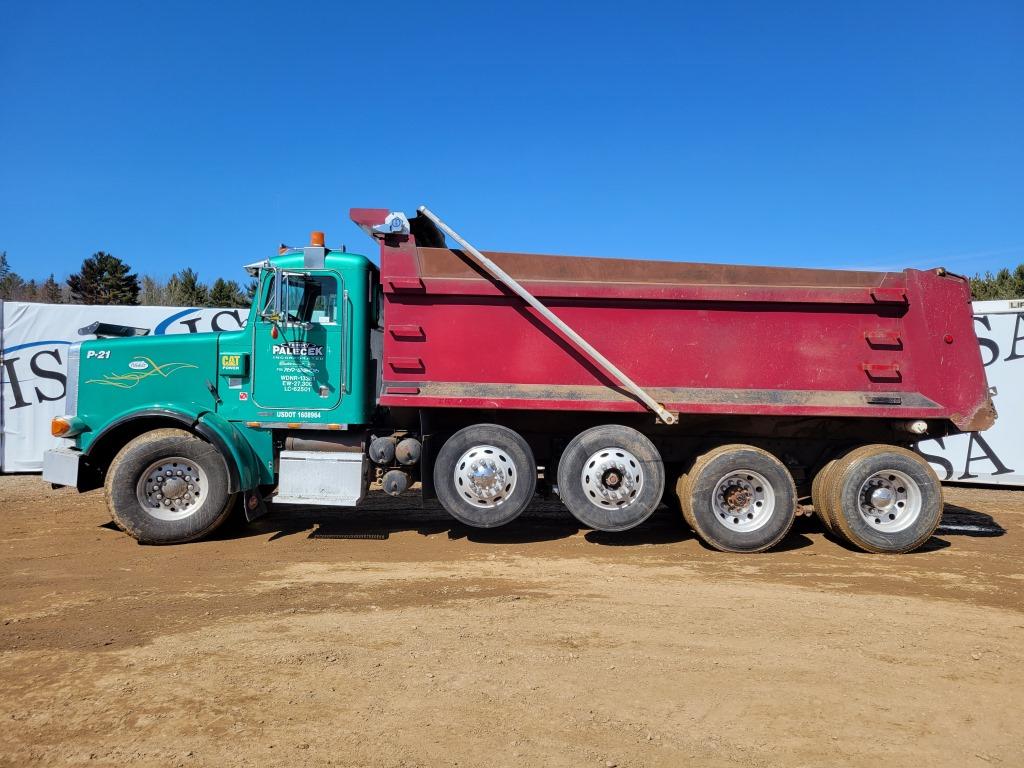 2000 Peterbilt 378 Quad Dump Truck