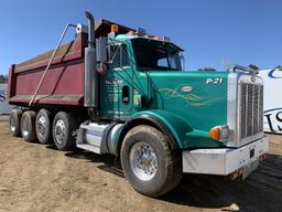 2000 Peterbilt 378 Quad Dump Truck