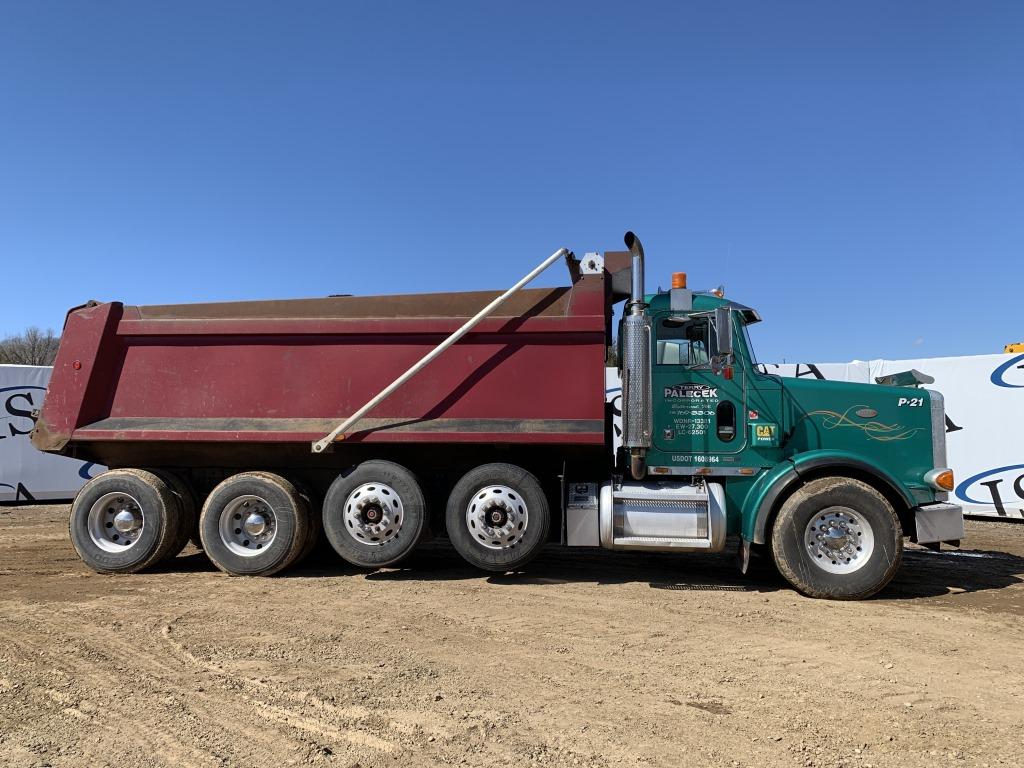 2000 Peterbilt 378 Quad Dump Truck