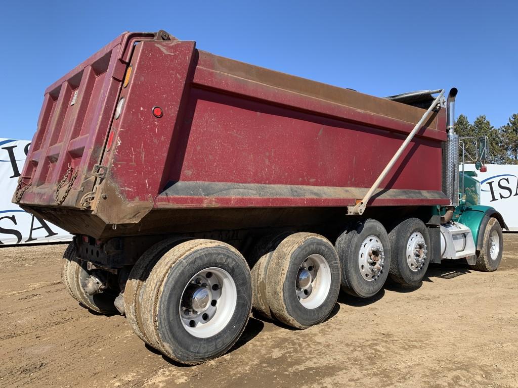 2000 Peterbilt 378 Quad Dump Truck