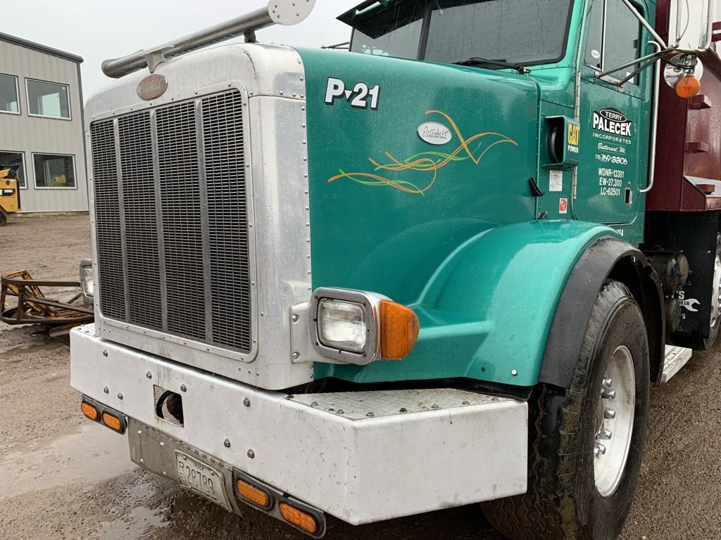 2000 Peterbilt 378 Quad Dump Truck