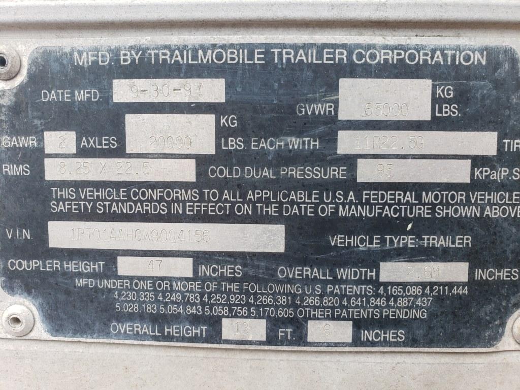 1998 Trailmobile Semi Trailer