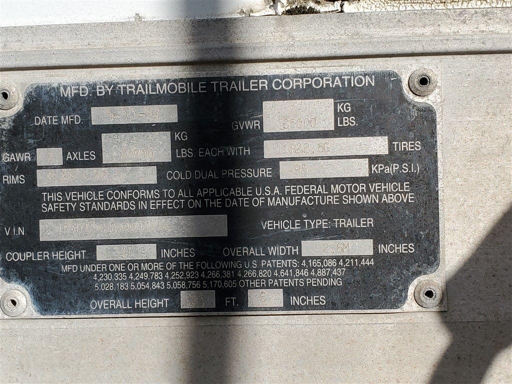 1998 Trailmobile Semi Trailer