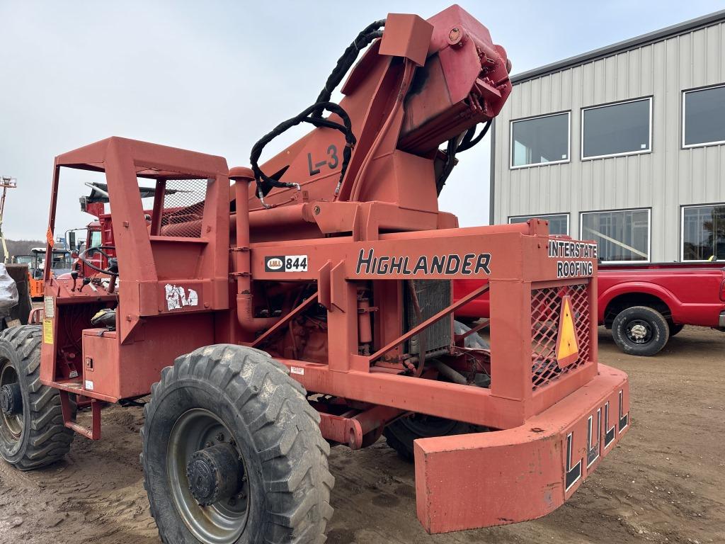 1992 Highlander Lull 884 Tt-34 Telehandler
