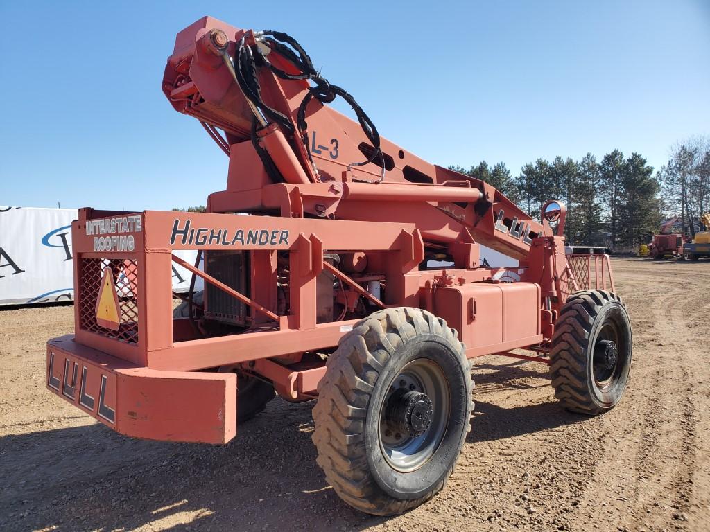 1992 Highlander Lull 884 Tt-34 Telehandler
