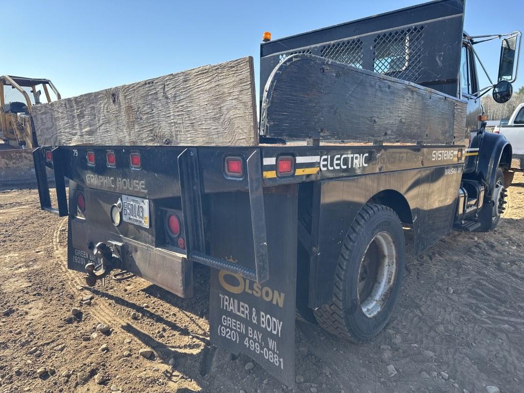 1998 International 4700 Service Flat Bed Truck