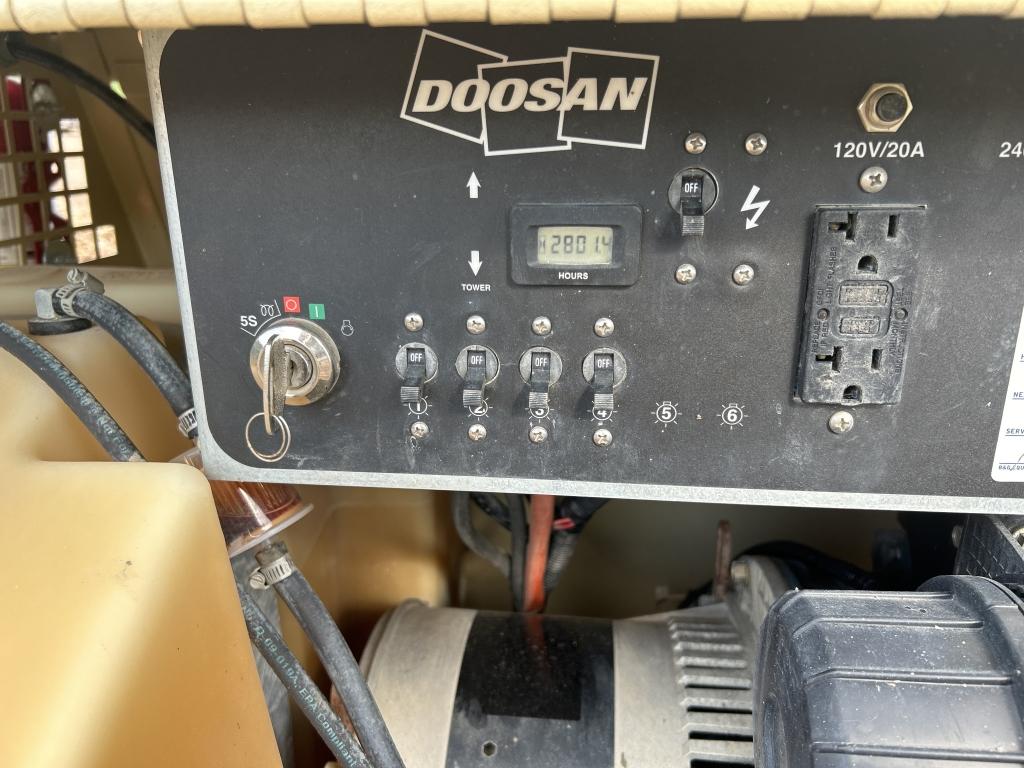 2018 Doosan Towable Light Plant Generator