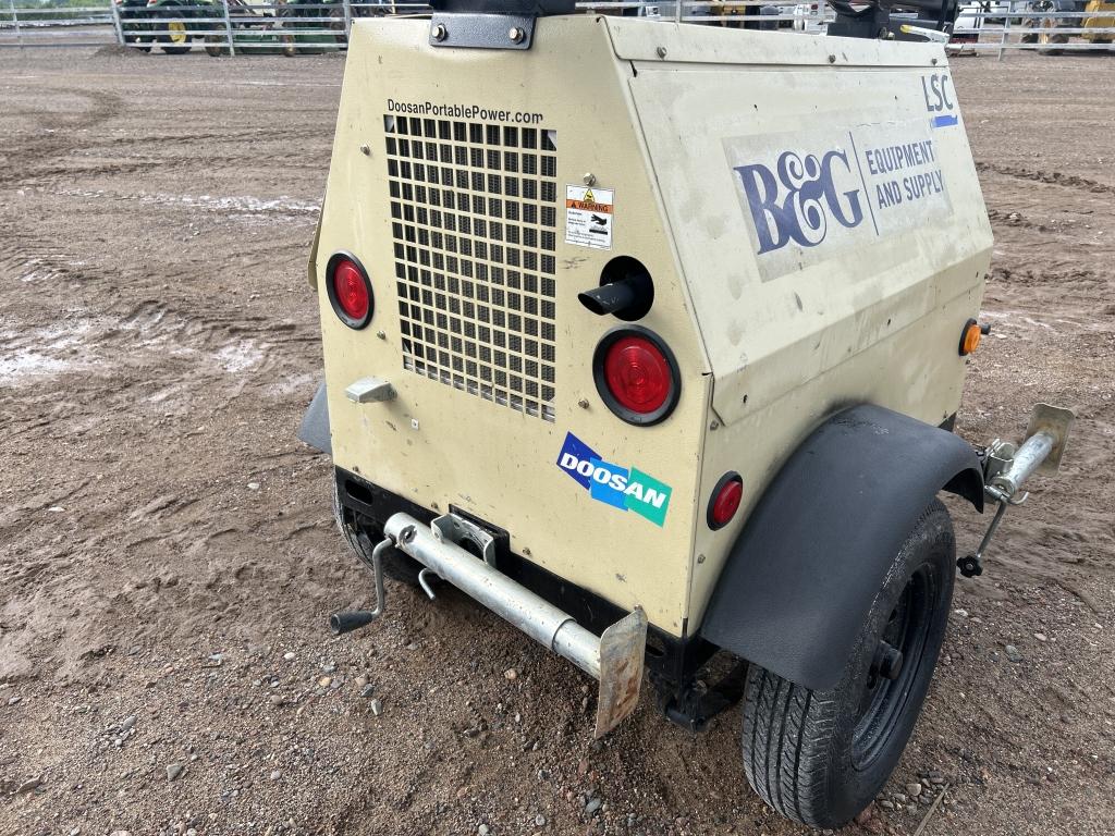 2018 Doosan Towable Light Plant Generator