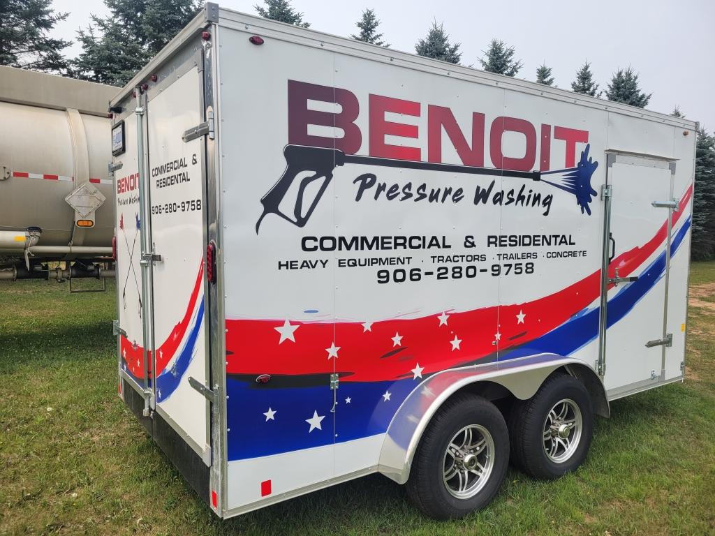2021 Hot And Mighty Pressure Washer Trailer