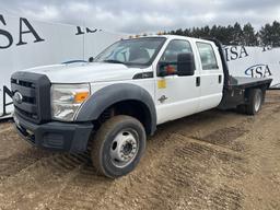 2012 Ford F550 4x4 Flatbed Truck