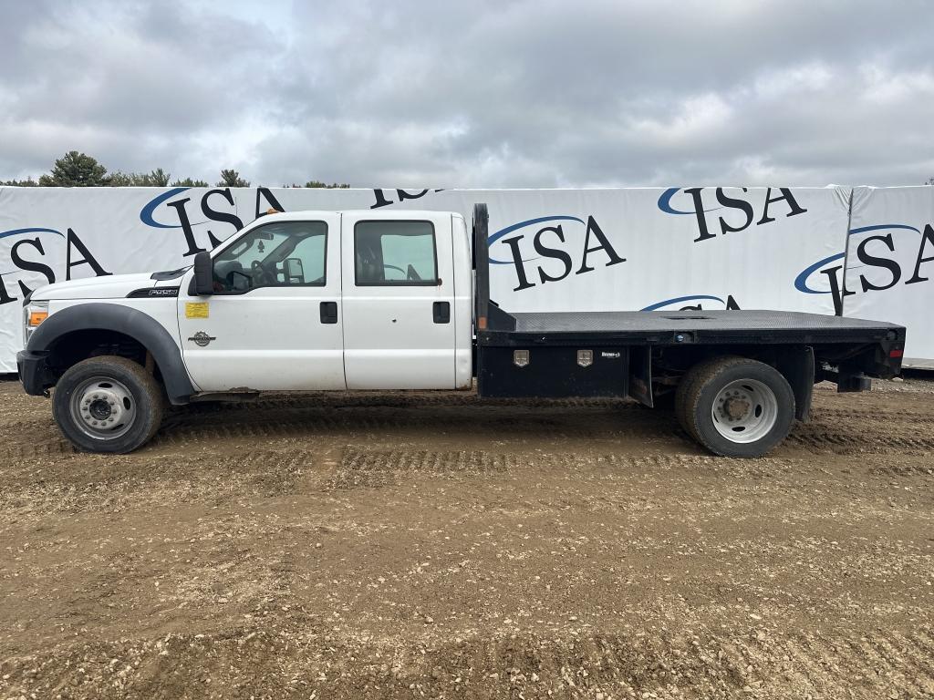 2012 Ford F550 4x4 Flatbed Truck