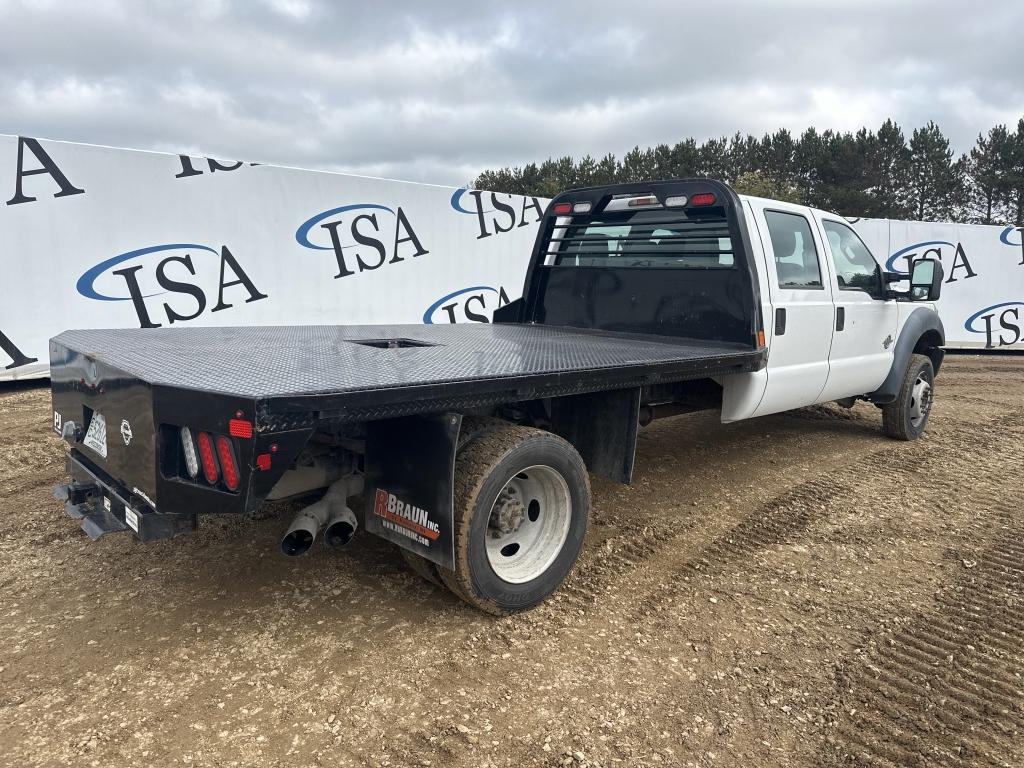 2012 Ford F550 4x4 Flatbed Truck