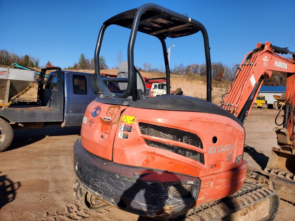 2016 Kubota Kx040-4 Mini Excavator