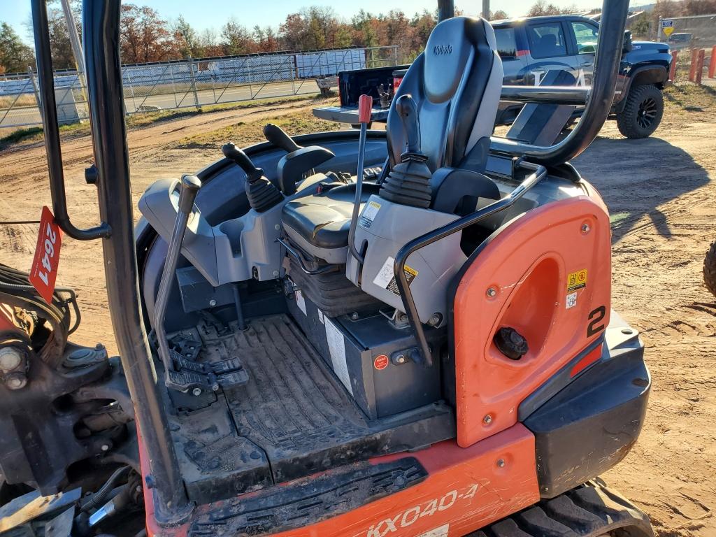 2016 Kubota Kx040-4 Mini Excavator