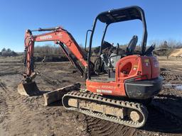 2016 Kubota Kx040-4 Mini Excavator