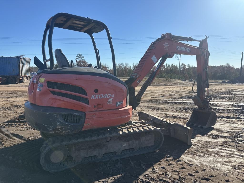 2016 Kubota Kx040-4 Mini Excavator