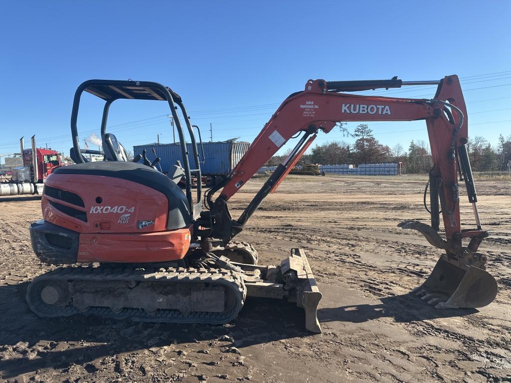 2016 Kubota Kx040-4 Mini Excavator