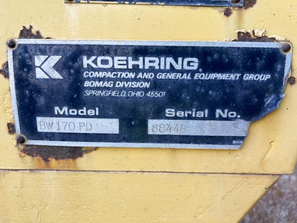 Koehring Bw170pd Roller