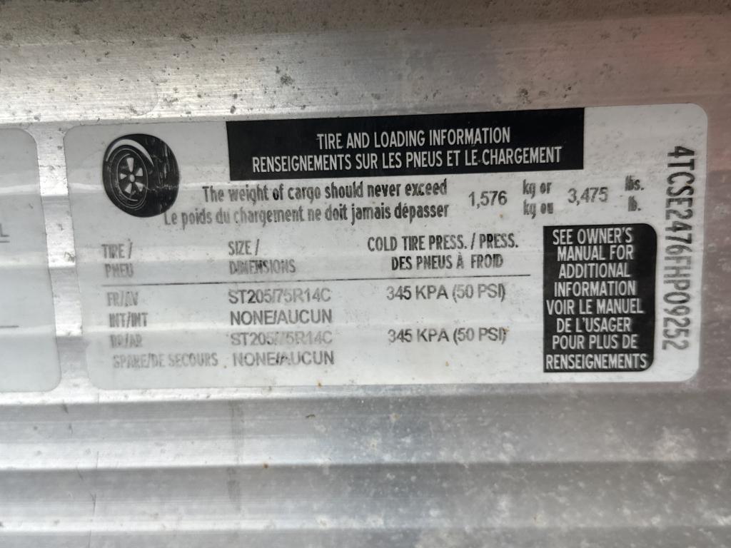 2015 Triton 7’x29’ Enclosed Trailer