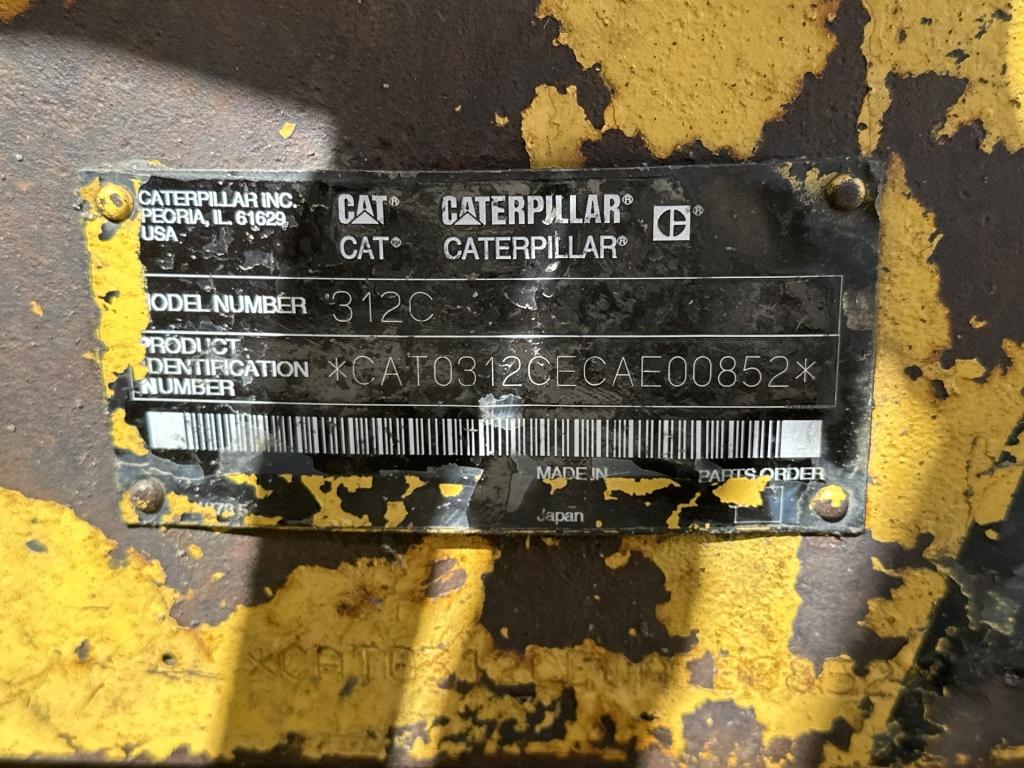 2001 Caterpillar 312c Excavator