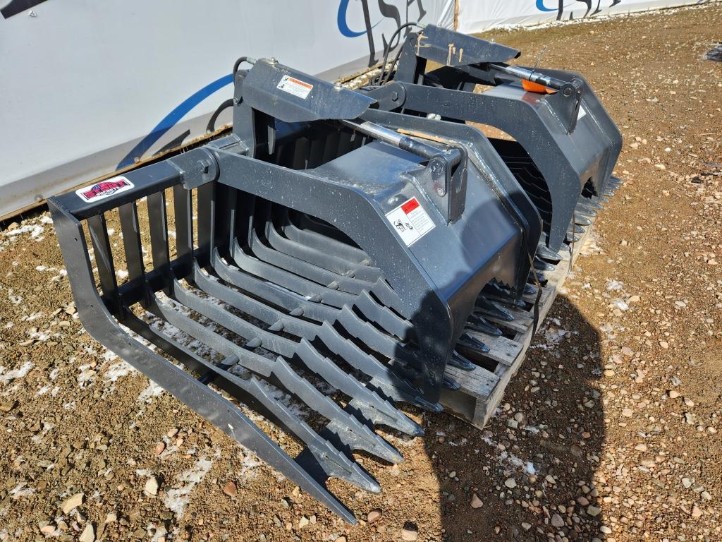 Unused Stout 82-3b Skid Steer Grapple