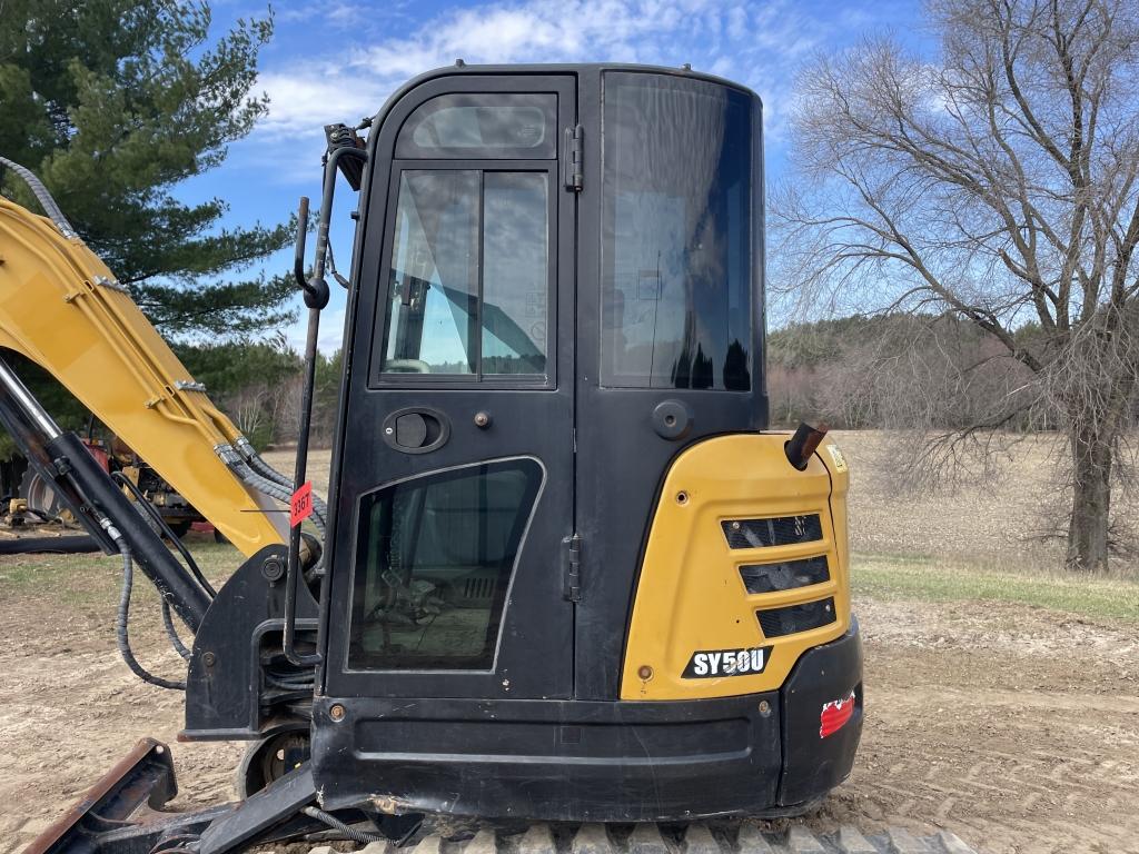 2018 Sany Sy50u Mini Excavator