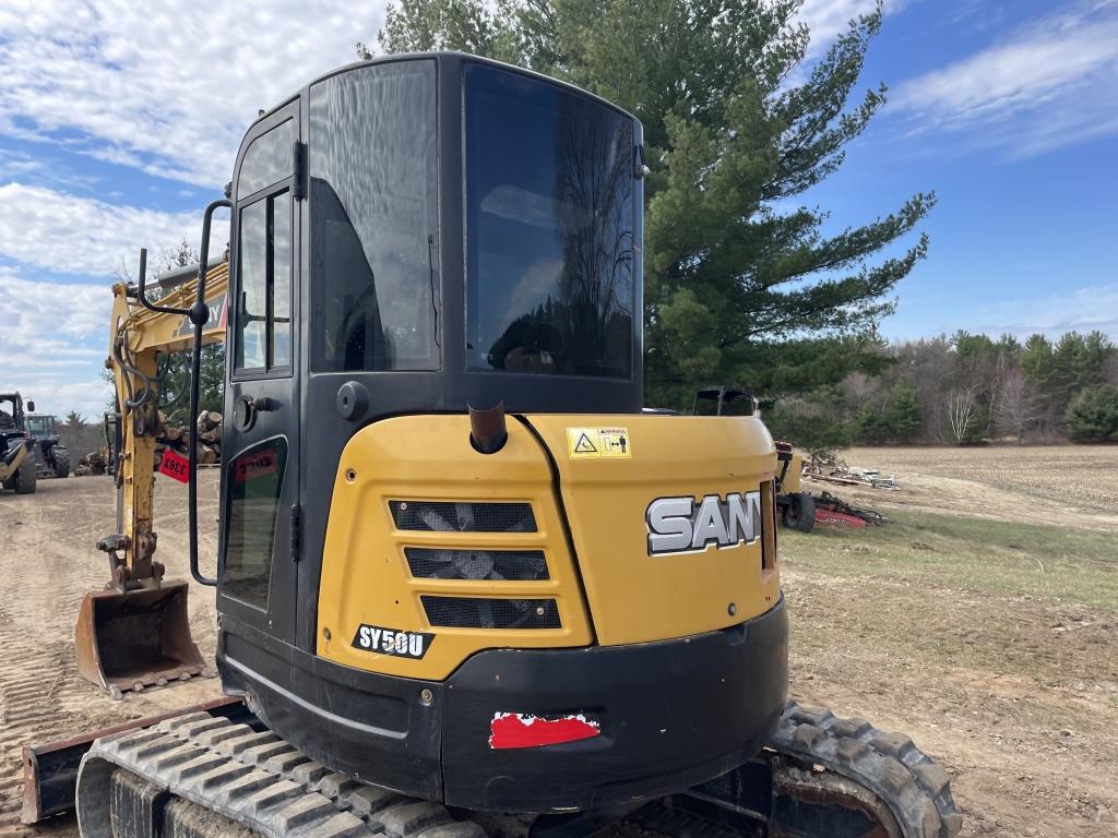 2018 Sany Sy50u Mini Excavator