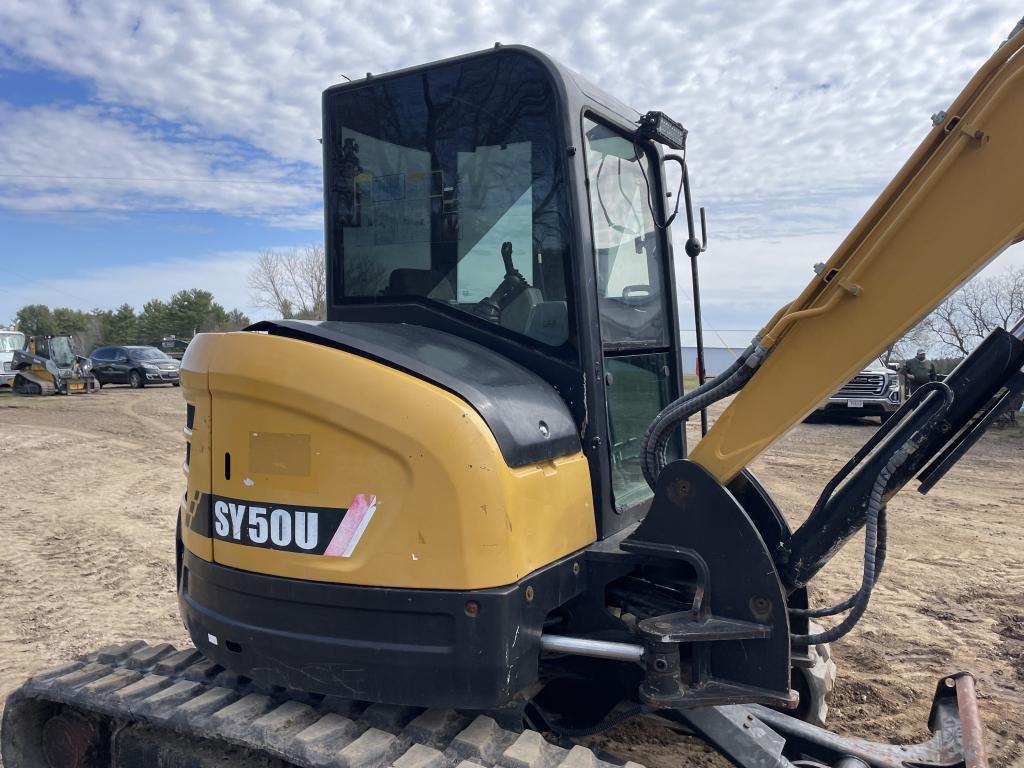 2018 Sany Sy50u Mini Excavator