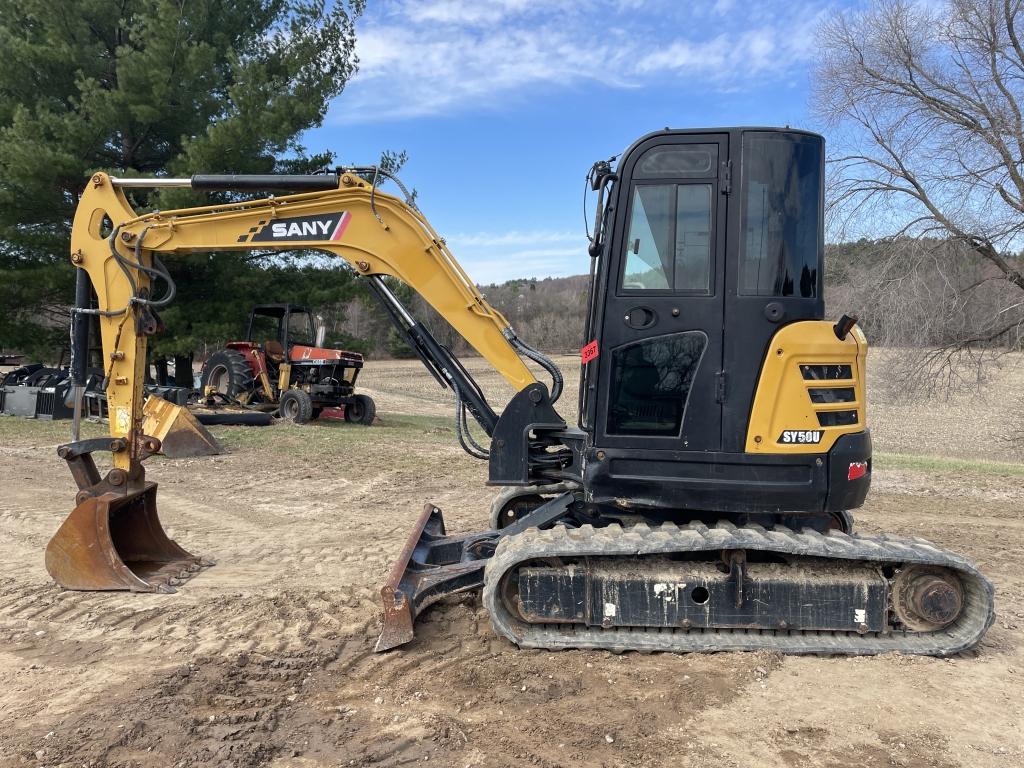 2018 Sany Sy50u Mini Excavator