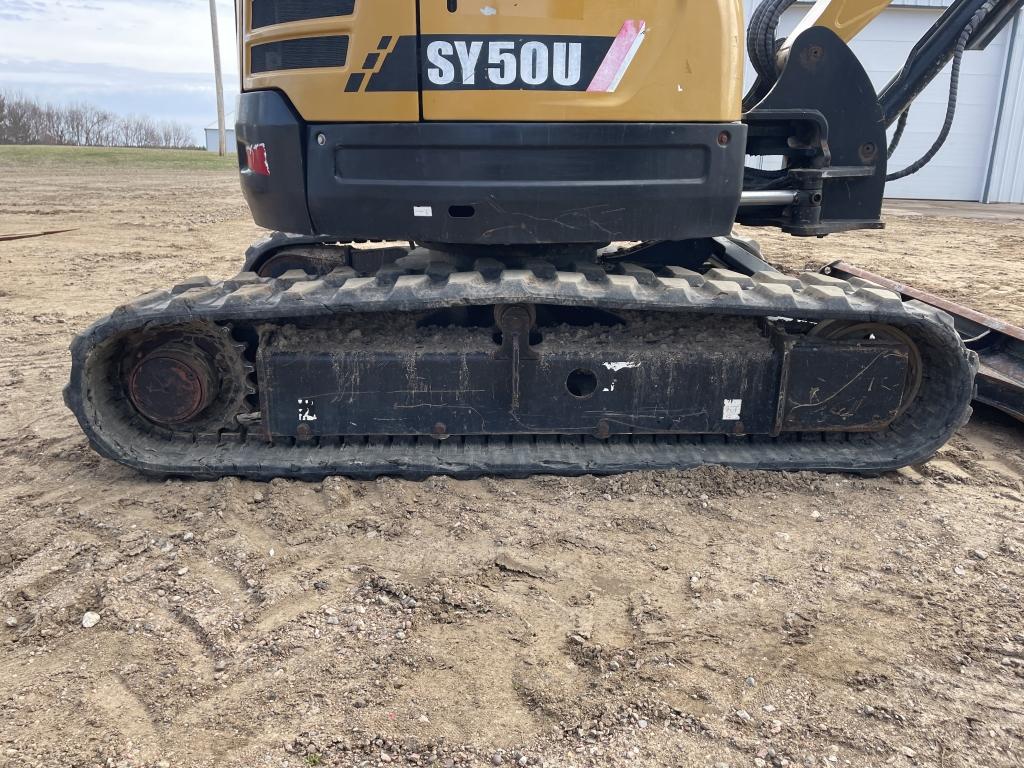 2018 Sany Sy50u Mini Excavator