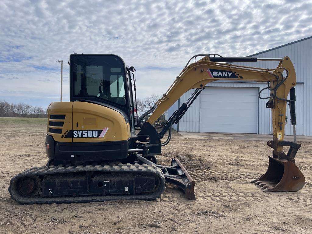 2018 Sany Sy50u Mini Excavator