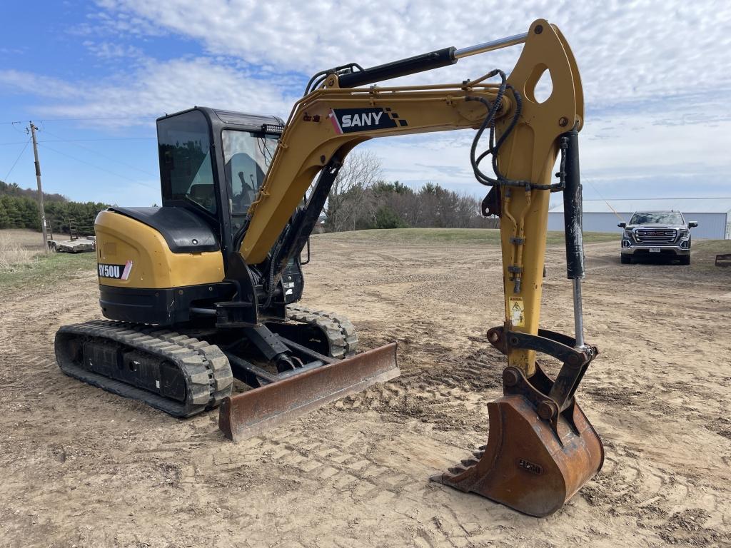 2018 Sany Sy50u Mini Excavator
