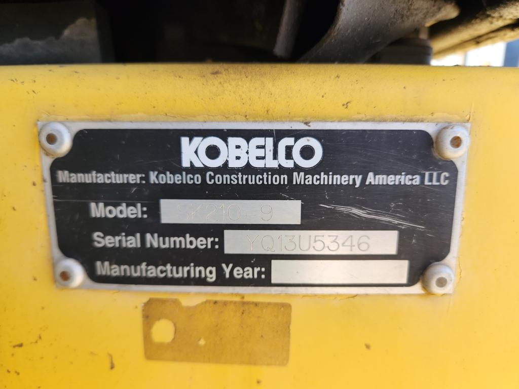 2012 Kobelco Sk210 Excavator