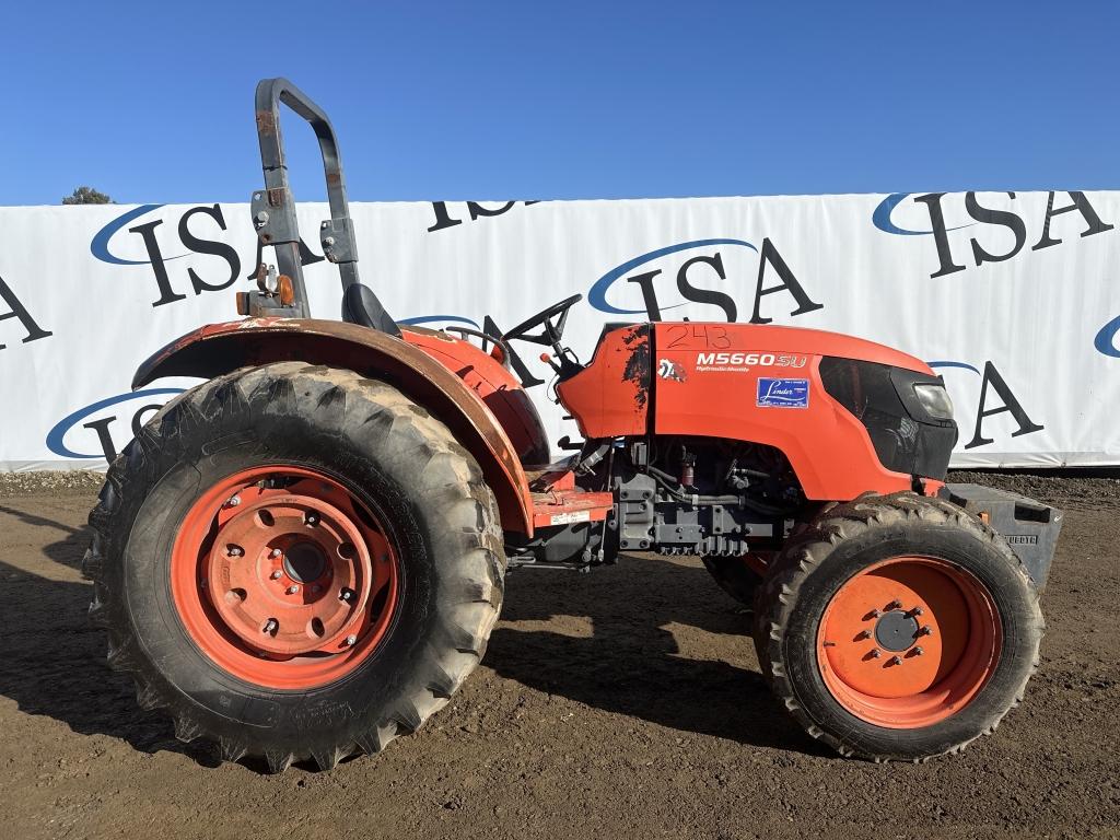 2015 Kubota M5660 4x4 Tractor