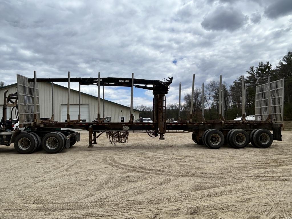 2004 Great Lakes 45' Crib Trailer Log Loader