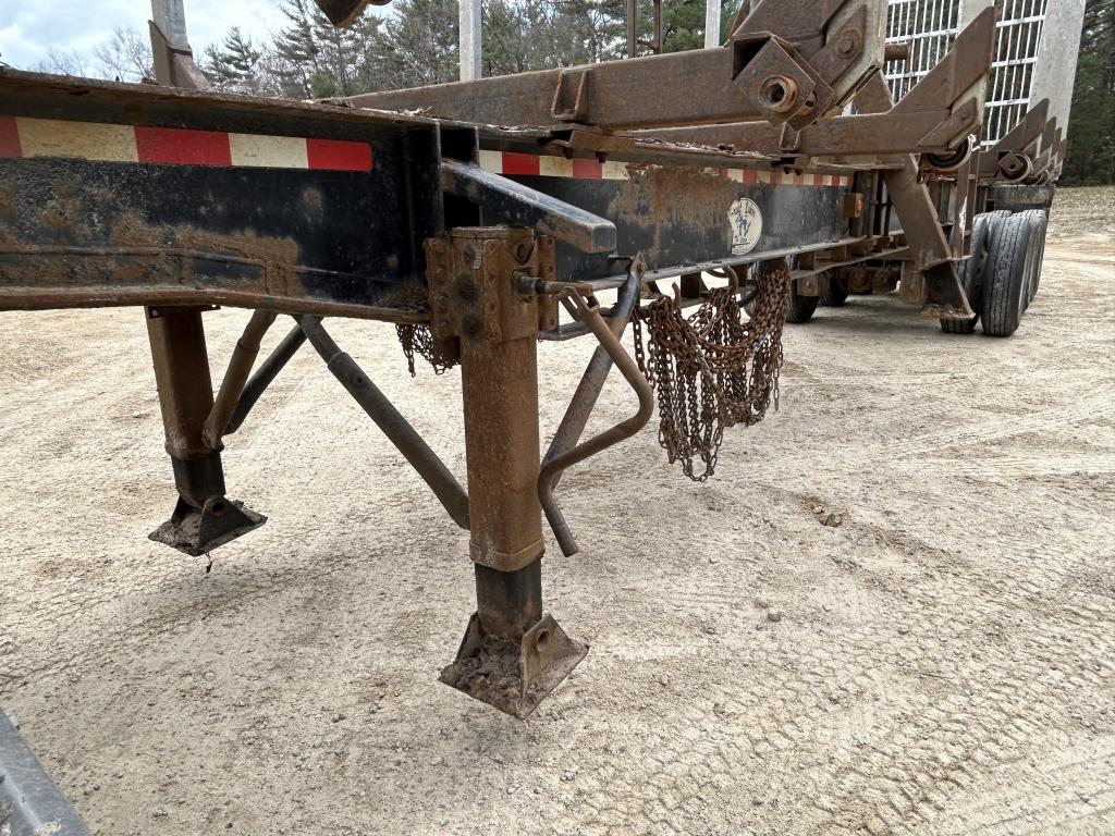 2004 Great Lakes 45' Crib Trailer Log Loader