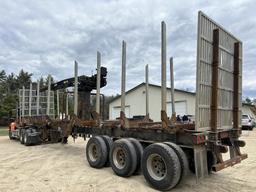 2004 Great Lakes 45' Crib Trailer Log Loader