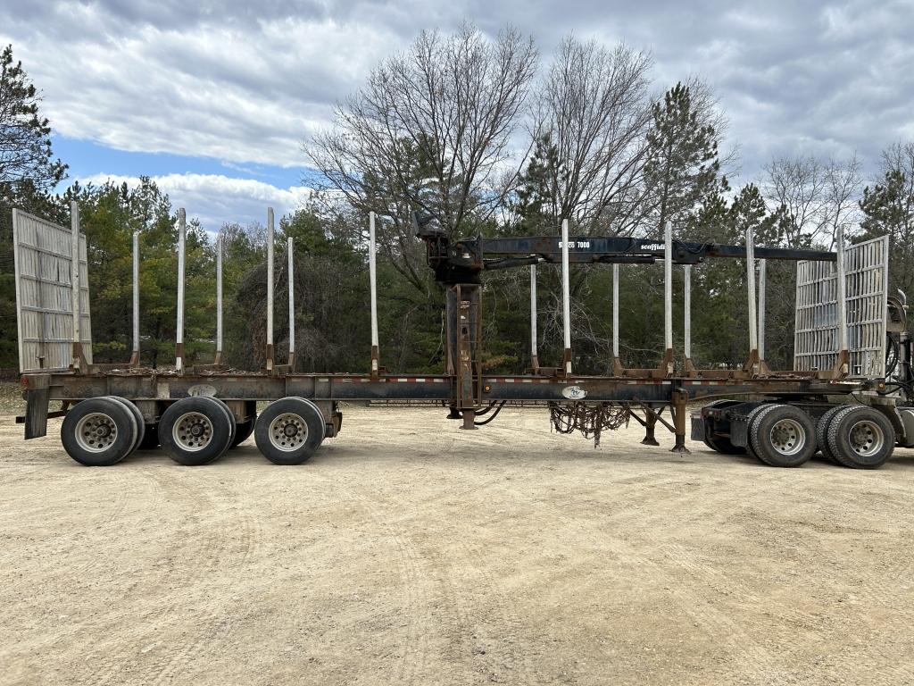 2004 Great Lakes 45' Crib Trailer Log Loader