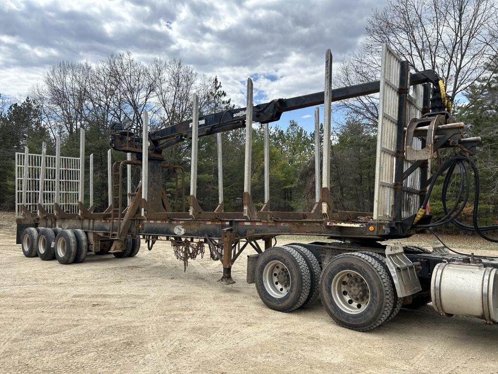 2004 Great Lakes 45' Crib Trailer Log Loader
