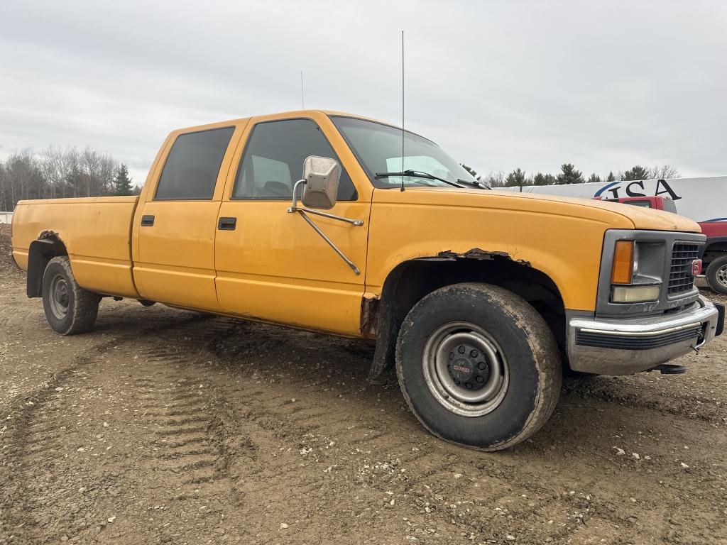 1996 Gmc 3500 4x2 Crew Cab Pickup